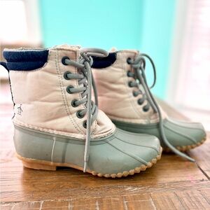 Penguin Pink & Gray Kids Boots